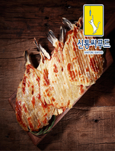 [신통씨푸드] 쥐포 보다 맛있는 구운 통마리 복어포 500g